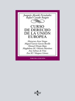 cover image of Curso de Derecho de la Unión Europea